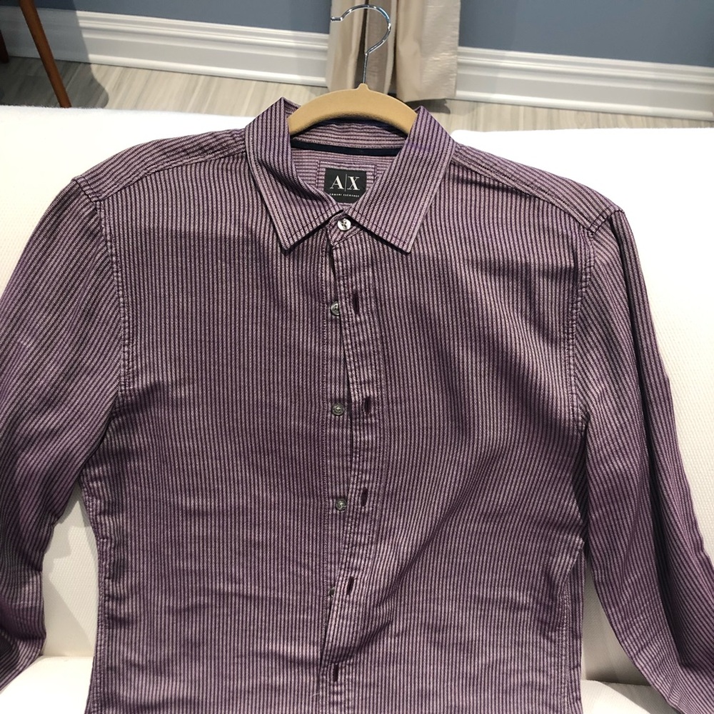 Armani exchange button down